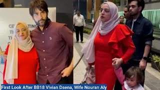 Vivian Dsena's First Public Outing with Wife \u0026 Daughter After Bigg Boss 18