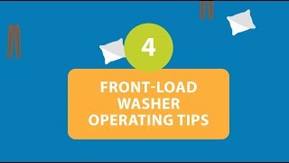 4 Front-Load Washer Operating Tips