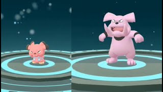 Snubbull evolves into Granbull in Pokemon GO ! Trainer Ari