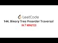 144. Binary Tree Preorder Traversal Java Solution