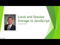 Learn JavaScript #39 - Local and Session Storage