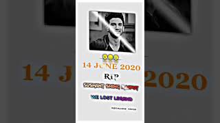 14 June 2020 rip Sushant Singh Rajput #sushantsinghrajput #rip #sad #sadstatus