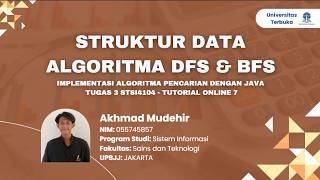 Tugas 3 Struktur Data | Algoritma Searching Graph - DFS & BFS - Java Programming