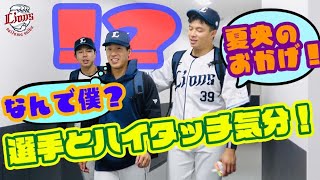 【最後のおまけも見てくださ〜い】ライオンズの選手と勝利のハイタッチ気分！【2023/5/13 L7-4E】