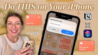 iPhone Shortcuts You’ll ACTUALLY Use (for Notion + Everyday Life!)