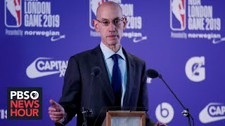 NBA commissioner Adam Silver on playing in a pandemic