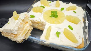 Tiramisù cu ananas 📌 fără ouă crude