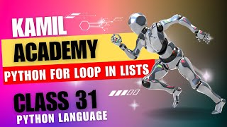 How to Loop Through Lists in Python || In Pashto Language (Class 31)