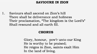 TPM English Hymn 385-Saviours shall ascend on Zion's hill There shall be deliverance and holiness