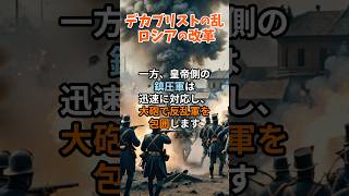 【ロシアの歴史】デカブリストの乱とロシアの改革#shorts #歴史解説  #history