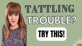 Tattling Trouble? TRY THIS! Teacher Tips Vlog