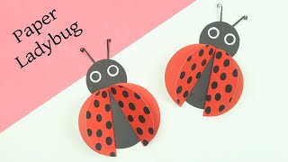 DIY Ladybug For Kids | Easy Paper Ladybug Making Idea #shorts
