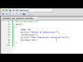 getchar & putchar Functions
