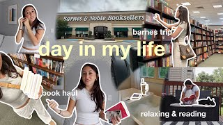 vlog: day in my life! (barnes trip, book haul, relaxing night + more!)