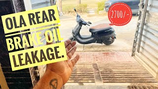 Brake Pads Change Karne Gaye Aur Yeh Hogaya |Ola S1 Pro Ke Rear Brake Fluid Leak Hogaya 🤯