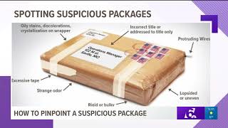 How to pinpoint a suspicious package