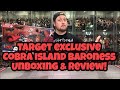 Target Hasbro GI JOE Exclusive Cobra Island Baroness Unboxing & Review!  Baroness Anxiety!