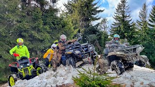 TRASEU EXTREM ÎN VITEZA CU ATV-URILE  ❌ ATV ROMANIA 🌲🇹🇩