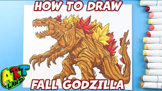How to Draw FALL GODZILLA