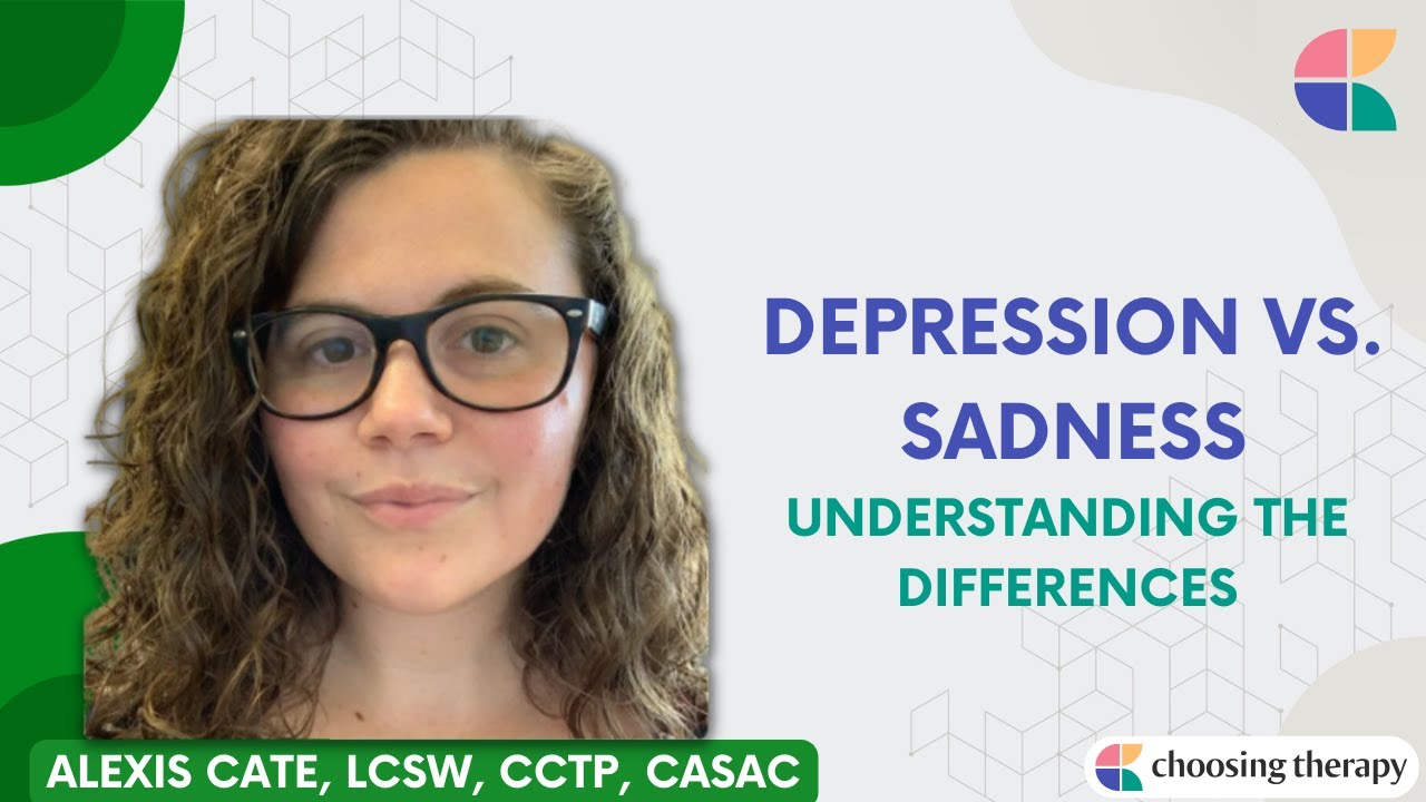 Depression Vs. Sadness: Understanding The Differences - YouTube