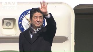 【五輪】安倍総理がソチへ出発　5度目の首脳会談へ(14/02/07)