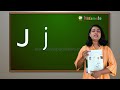 English Alphabet 'J' (Read and Write) - Kidsmate LKG Term 2 English - Digital Education Program.