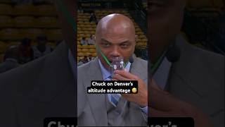 Chuck's not buying the Nuggets' home "altitude advantage" 😂 #nba #nbafinals