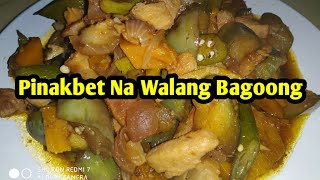 Pinakbet na Walang Bagoong