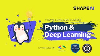 PYTHON AND DEEP LEARNING : Day - 4