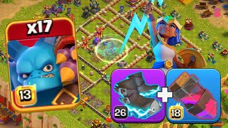 Unstoppable TH17 Electro Boots RC Charge Super Minion Attacks! Clash of Clans