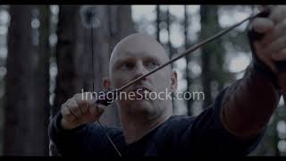 Archery -- Asiatic Longbow in the Redwoods 32 -- Watermarked
