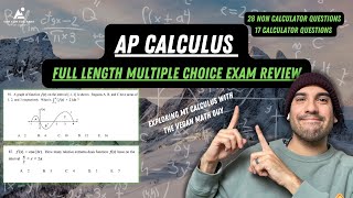 AP Calculus Exam Review - FULL LENGTH Multiple Choice Test (download to follow along!)