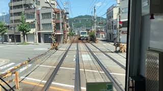 【叡山電車本線 3 】元田中駅〜茶山駅  2019.8.   京都市左京区