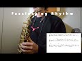 【fascinating rhythm】alto saxophone standard jazz improvisation