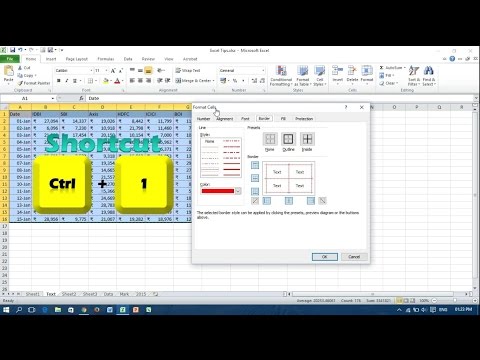 Apply, Change or Remove Cells Border and its Color - Excel Apply, Change or Remove Cells Border and its Color - Excel