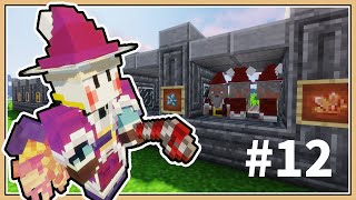 【Minecraft】聖誕法師商店一條街🎁【還沒30歲就想成為魔法師的我，踏上了旅途#12】法術任你挑