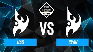 Has vs. Cyan - ESL SC2 Masters: Spring 2024 Asia Regionals - Swiss R2