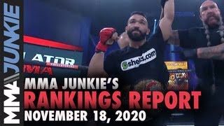 MMA Rankings Report - Nov. 18