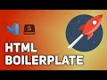 HTML Boilerplate for Visual Studio Code & Sublime Text