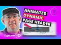 Divi Theme Animated Dynamic Page Header 👈👍
