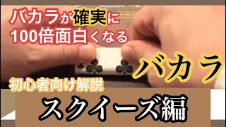 【パラダイスシティ】HOWTO動画　バカラ（スクイーズ編）