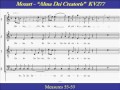 Mozart Alma Dei Creatoris Soprano Score