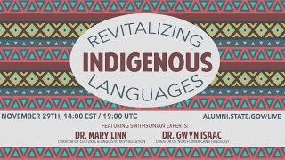 Revitalizing Indigenous Languages