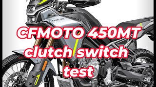 cfmoto 450mt clutch switch test with dyno results.