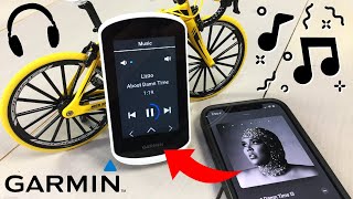Garmin EDGE Cycling Computer Music Control: Details // How-To 🎵