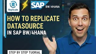 SAP BW/4HANA Tutorial: Replicate DataSource Step by Step