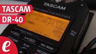 Como usar el Tascam DR-40 (español)