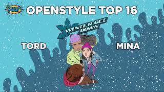 Winter Get Down - Openstyle top 16 (Tord vs Mina)