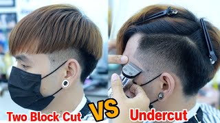 วิธีการตัดผมทรง TwoBlock cut x Undercut ยอดฮิตตัดแล้วดูดีมากทรงนี้ผมชี้ก็ตัดได้