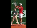 Novak Djokovic conducts the boos